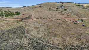 Bird's eye view featuring a rural view