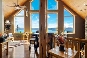 Loft area with beautiful views of Bear Lake