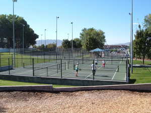 Pickleball & tennis courts right out of the back gate
