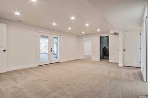 Basement family room