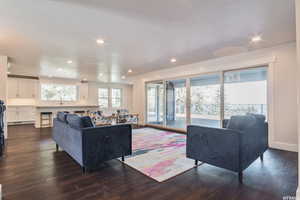 Living room with amazing views