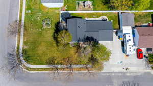 1/4 acre lot with separate fenced yard, RV parking plus a huge side yard