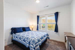 Carpeted bedroom #2