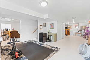 View of workout room