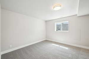 4th downstairs bedroom.  Spacious bedroom with brand new carpet, baseboard, paint, and fixtures.