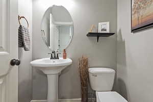 Bathroom with toilet