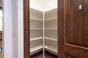 View of storage area