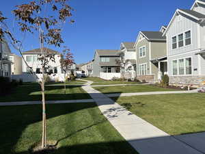 Common space in front yard