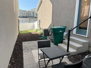 Backyard and patio