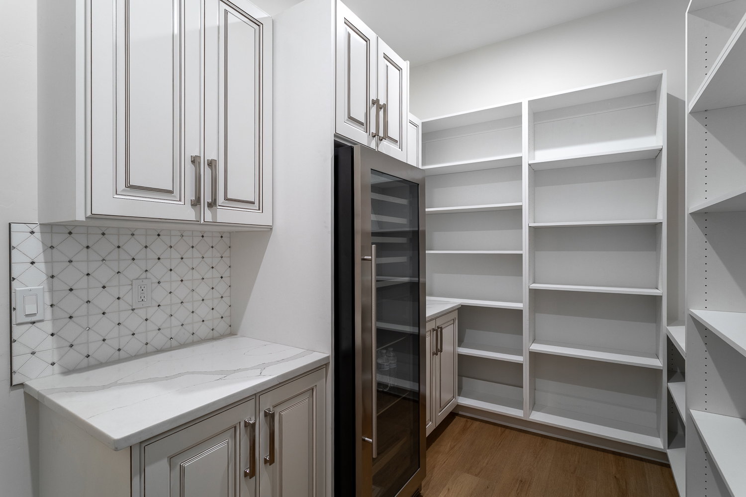 Pantry with wine cooler