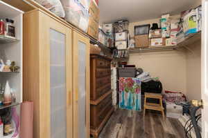 Primary closet