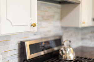 Details with white cabinets