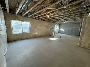 View of basement
