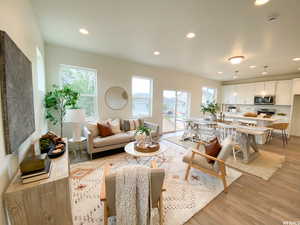 NOT exact home MODEL of bridger floorplan great room