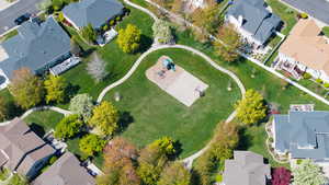 Drone / aerial view featuring a residential view