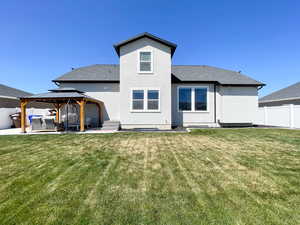Rear view of house