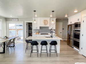 Kitchen and dining area