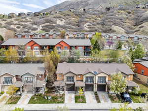 Aerial view featuring a residential view