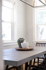 View of dining room