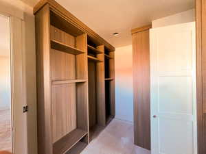 Great space for all your storage needs with adjustable shelves