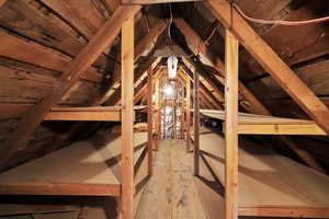 View of attic
