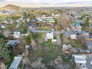 Bird's eye view with a mountain view and a residential view