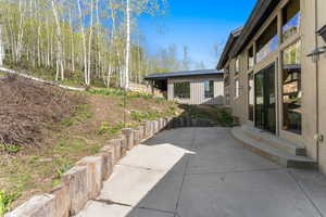 View of patio / terrace featuring entry steps