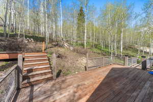 View of deck
