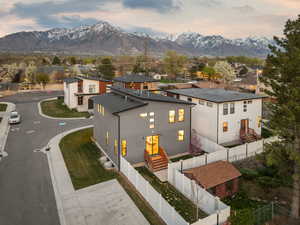 Exterior space with a mountain view and a residential view