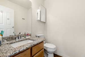 1/2 Bathroom located on main floor