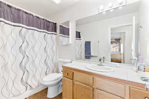 Full bathroom on located on second floor