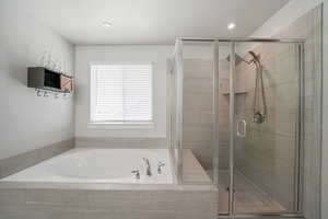 Separate Primary Tiled Shower/Bath