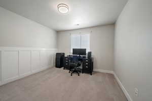 Upstairs Bedroom 3 With Wainscoting