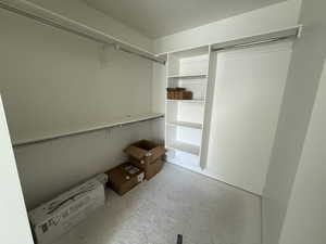 View of spacious closet