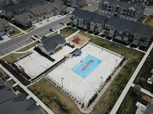 Drone / aerial view featuring a residential view