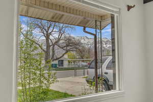 AMAZING mountain views from inside the home!