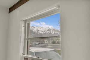AMAZING mountain views from inside the home!