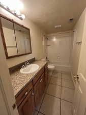 Full Bath near Large Basement Bedroom