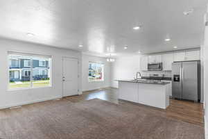 Semi formal living room.