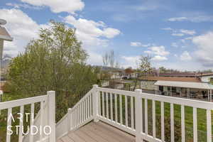 View of deck