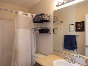 2nd Full Bathroom with toilet and vanity