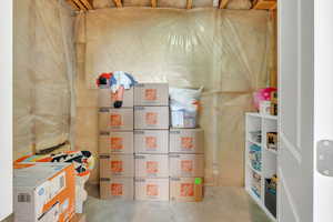 View of storage area