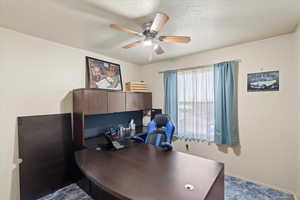 Additional bedroom currently being used as an office