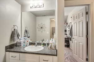 Bathroom featuring a vanity