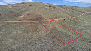 Drone / aerial view with a rural view