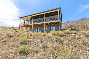 View of back of property