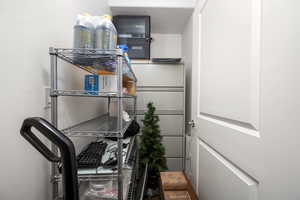 View of storage room