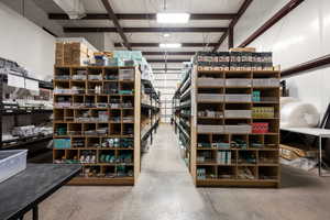 View of storage area