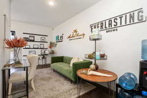 View of living area