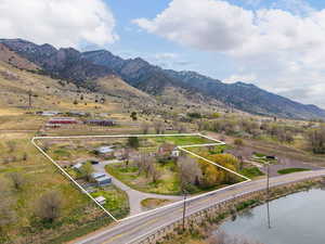 Mountain view featuring a rural view and a water view